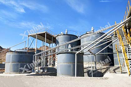 leaching tanks in Iran